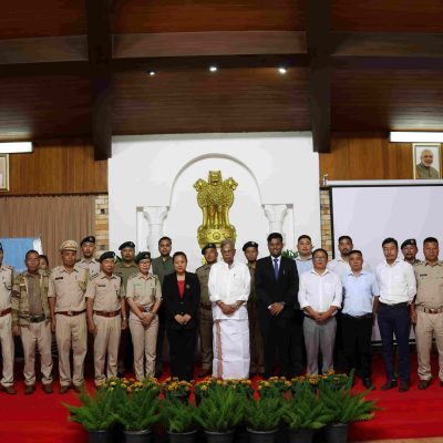 Governor La Ganesan and officers & Staff of Raj Bhavan and Division Forest Office Kohima celebrated World Environment Day Celebration at Raj Bhavan on 5th june 2023