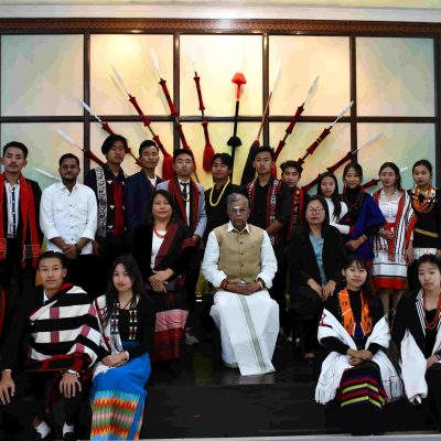 Governor of Nagaland with SEIL officials at Raj Bhavan on 27th March, 2023