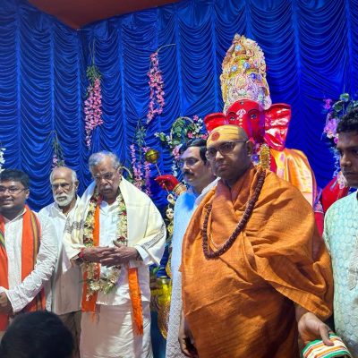Governor La Gaesan graced on the occasion of Ganesh Chaturthi at Kolkata on 18th September 2023 Governor La Gaesan graced on the occasion of Ganesh Chaturthi at Kolkata on 18th September 2023