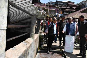 Governor Visits Reservoir at Khonoma on 6th April 2023