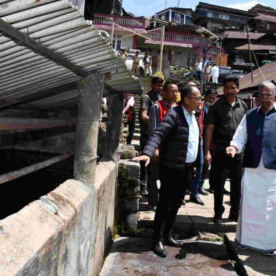 Governor Visits Reservoir at Khonoma on 6th April 2023