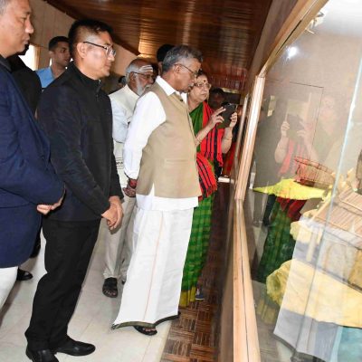 Governor of Nagaland La Ganesan visited State Museum on 4th April 2023 scaled
